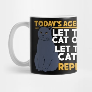 Funny British Blue Shorthair Cat Lover Gift Mug